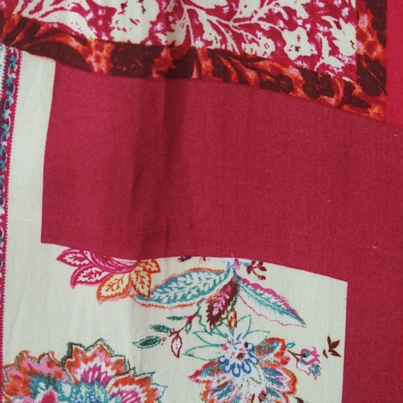 Lapis Boho patchwork fit and flare dress sz lg - Picture 14 of 14